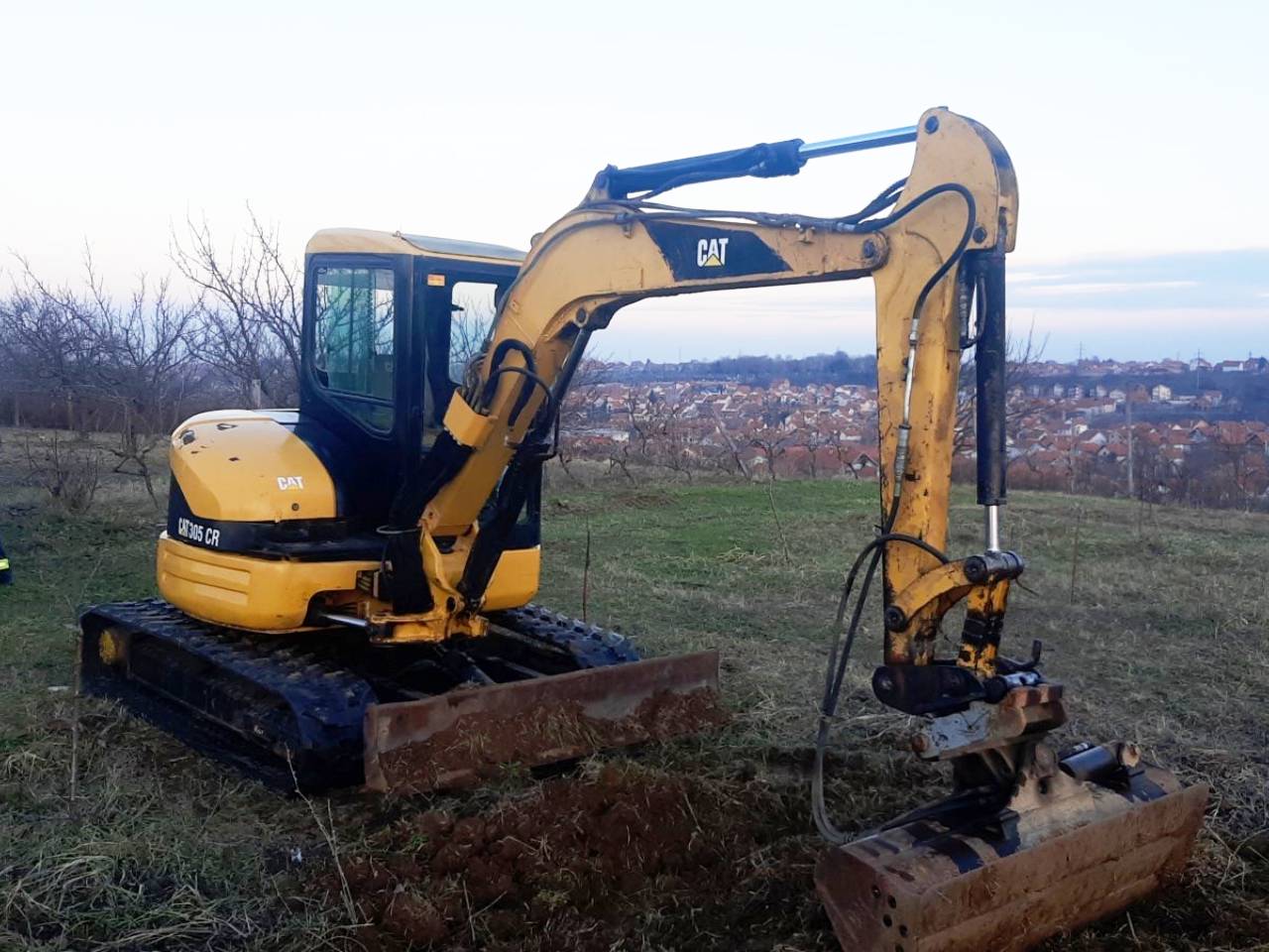 CAT 305 CR Mini bager, Smederevo, iskop zemlje, AlexSD, AlexSmederevo